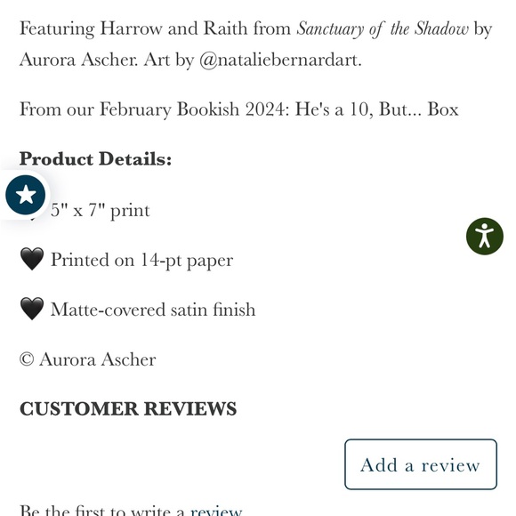 The Bookish Box Sanctuary of the Shadow art print - Picture 3 of 6